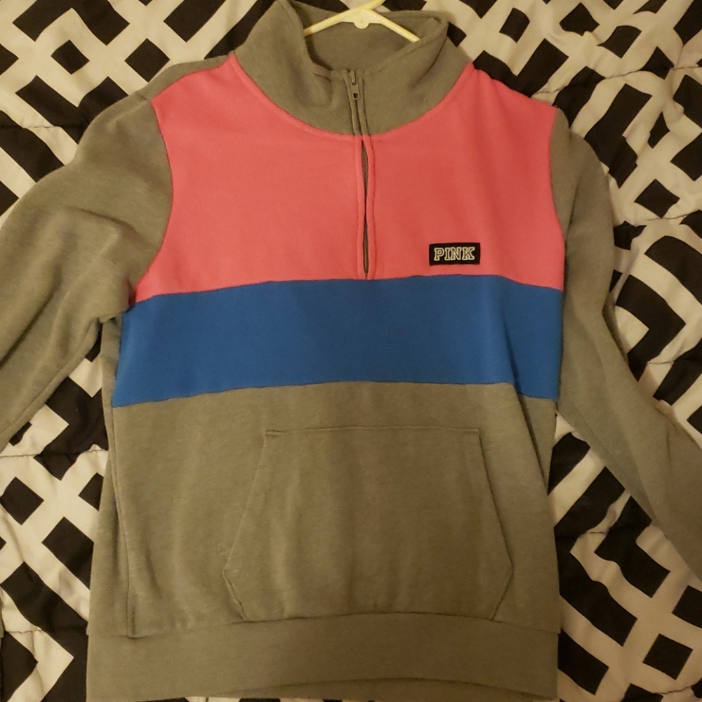 PINK half zip jacket